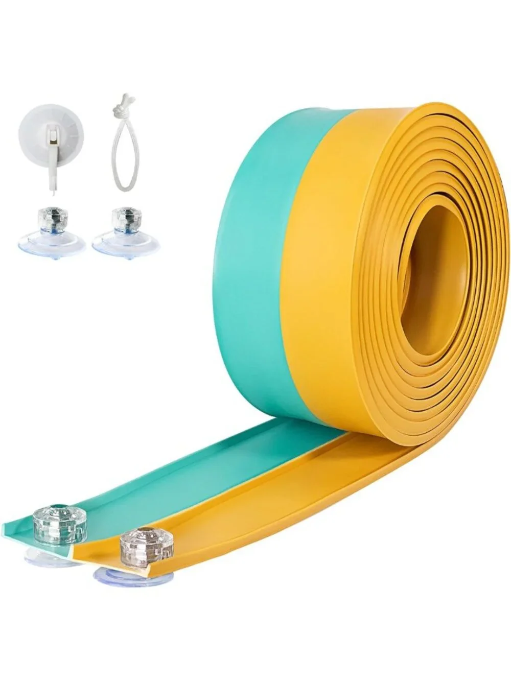 Flexible Race Car Track Set 15 Ft for Kids, Suction Cup Ramp, Compatible with